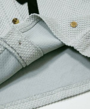 画像4: MakeYourDay　リボンいっぱいカーディガン(ジュニアサイズ)　　グレー (4)