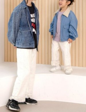 画像4: MakeYourDay　レースパンツ(ジュニアサイズ)　　アイボリー (4)