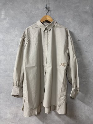 画像1: 2026春夏　　GC　T/Cタイプライター　ロングシャツ　16；ベージュ (1)