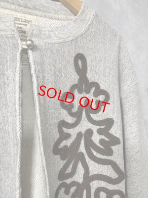 画像2: 2026春夏　GTH　 裏毛　リメイク　フォークロア　カーデ　　3；グレー　サイズ；02 (2)