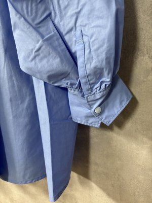 画像4: 2026春夏　　GC　T/Cタイプライター　ロングシャツ　14；ブルー　 (4)