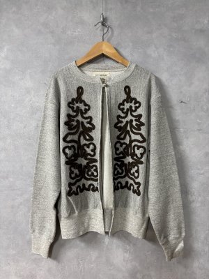 画像1: 2026春夏　GTH　 裏毛　リメイク　フォークロア　カーデ　　3；グレー　サイズ；02 (1)