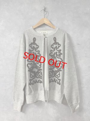 画像1: 2026春夏　GTH　 裏毛　リメイク　フォークロア　カーデ　　3；グレー　サイズ；02 (1)