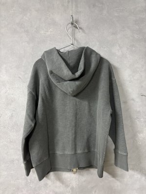 画像3: 2026春夏　DENIMDUNGAREE　裏毛　PENNIE ジップアップパーカー　17；チャコール (3)