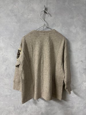 画像3: 2026春夏　DENIMDUNGAREE　天竺　ワッペン　カーディガン　　27；ライトブラウン (3)