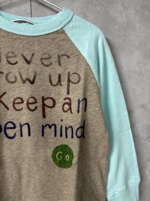 画像2: 2026春夏　DENIMDUNGAREE　天竺　NEVER 　TEE　　27；ライトブラウン (2)