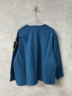 画像3: 2026春夏　DENIMDUNGAREE　天竺　ワッペン　カーディガン　　24；オールドネイビー (3)