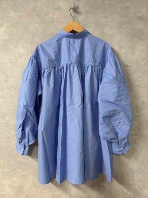 画像3: 2026春夏　　GC　T/Cタイプライター　ロングシャツ　14；ブルー　 (3)
