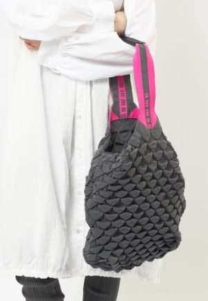 画像1: gomme 　バンチバッグ   1；グレー  サイズ；F (1)