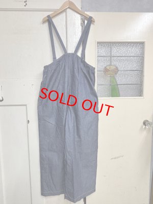 画像3: 2026SS　C'est Bien Fait　　デニムサロペット　78；ネイビー　　サイズ；1 (3)