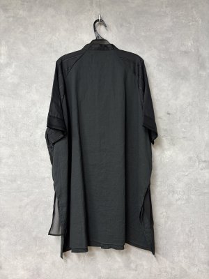 画像3: gomme 　ロングシャツ　　2；黒　サイズ；M (3)