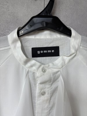 画像3: gomme 　ロングシャツ　　1；白　サイズ；M (3)