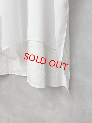 画像2: gomme 　ロングシャツ　　1；白　サイズ；M (2)