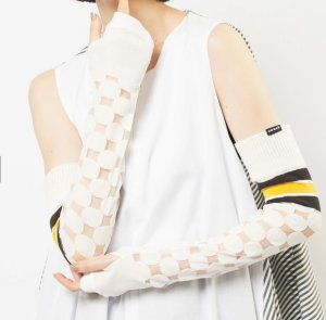 画像2: gomme 　ドットアームカバー 　　サイズ；F (2)