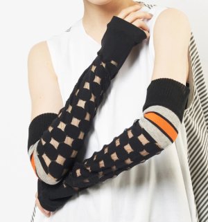 画像3: gomme 　ドットアームカバー 　　サイズ；F (3)