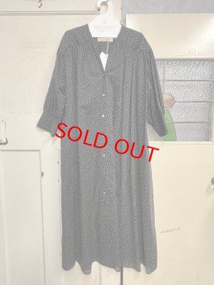 画像1: 2026SS　 Bon Vieux Temps　　ワンピース　　28:ブラック　サイズ；1 (1)