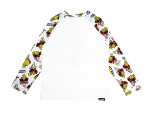画像2: HYSTERIC MINI 　ANGEL MINI ラグラン長袖Tシャツ　　00；ホワイト　　 (2)