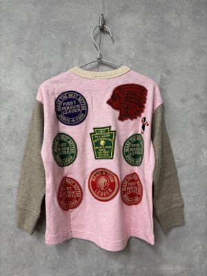 画像3: 2026春夏 　DENIMDUNGAREE　テンジク ワッペン PENNIE TEE　　26；ライトピンク (3)