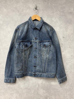 画像1: 2026春夏 　DENIMDUNGAREE　エアリーデニム シシュウ JK　　14；ブルー (1)