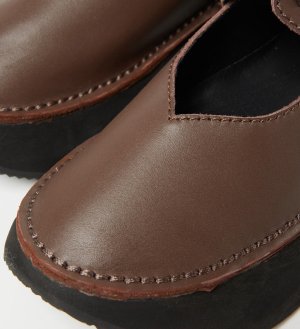 画像5: gomme 　レースアップシューズ　　1；ブラウン　　サイズ；F (5)