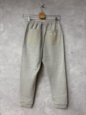 画像4: 2026春夏　FITH  　綿麻ドッキング　ジョガーロングパンツ　3；グレー (4)