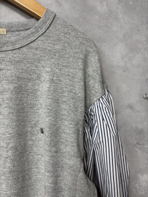 画像2: 2026春夏　FITH  　バルーンスリーブ　プルオーバー　　３；グレー (2)