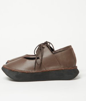 画像3: gomme 　レースアップシューズ　　1；ブラウン　　サイズ；F (3)