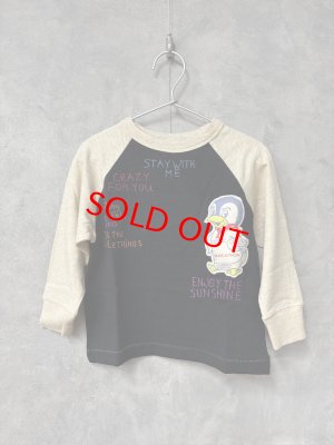 画像1: 2026春夏 　DENIMDUNGAREE　テンジク STAY WITH ME　TEE　　2；黒 (1)