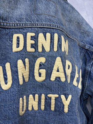 画像3: 2026春夏 　DENIMDUNGAREE　エアリーデニム シシュウ JK　　14；ブルー (3)