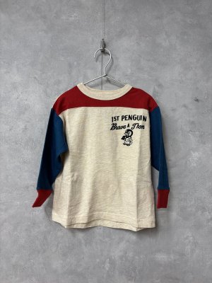 画像1: 2026春夏 　DENIMDUNGAREE　テンジク ワッペン PENNIE TEE　　11；生成　 (1)