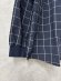 画像2: ヴァンブラン vent blanc　　ウェーブボイルワークシャツ　　NVY CHECK 　サイズ；F (2)