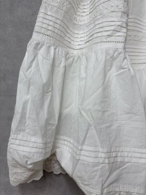 画像2: ヴァンブラン vent blanc　　ピンタック＆LACEギャザースカート　　OFFWHITE　　サイズ；F (2)