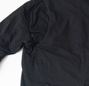 画像4: Veritecoeur       　ガーメントダイショートコート　　カラー；ブラック　サイズ；F (4)
