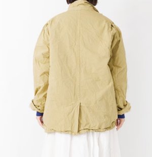 画像3: Veritecoeur       　ガーメントダイショートコート　　カラー；ブラック　サイズ；F (3)