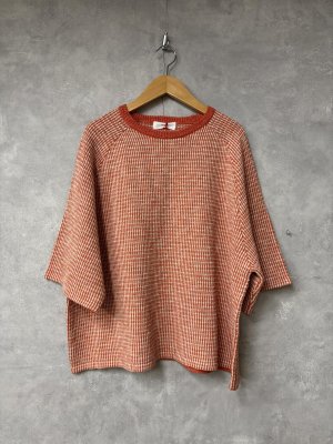 画像1: YARRA 　柄編みニット　47；レッド　　FREE (1)