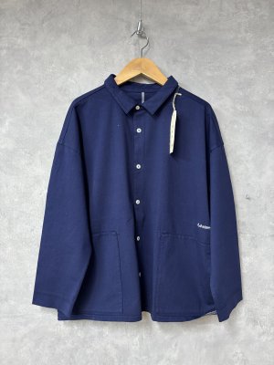 画像1: 2026   快晴堂　　カットソーシャツ　4:ネイビー　 サイズ；F (1)