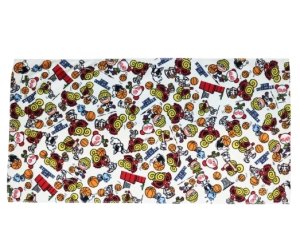 画像1: Hystericmini　 HYSTERIC MINI HOOPS コンパクト バスタオル　　04；ホワイト系 (1)