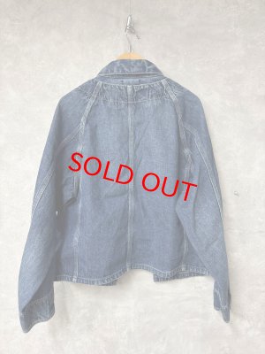 画像3: 2026春夏　MARET(マレ) 　　セルビッチデニムドッキングジャケット　14；ブルー (3)