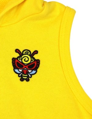 画像3: MY FIRST HYSTERIC　 LITTLE BEE 裏毛ロンパース　　60；イエロー　　サイズ；F(70-80cm) (3)