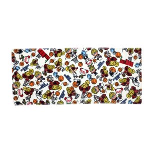 画像1: Hystericmini　 HYSTERIC MINI HOOPS フェイスタオル　　　04；ホワイト系 (1)