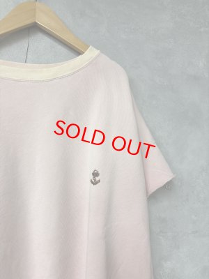 画像2: 2026春夏　MARET(マレ) 　　 カットオフビンテージスエットT　6；ピンク　 (2)