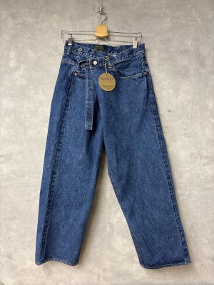 画像1: 2026春夏　MARET(マレ) 　　セルビッチデニムアタックパンツ　　14；ブルー (1)