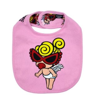 画像1: ☆MY FIRST HYSTERIC  ANGEL MINI RV スタイ　　27；ペールピンク　サイズ；FREE (1)