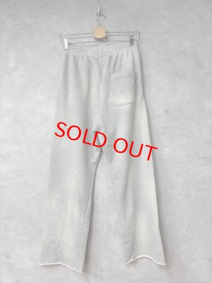 画像4: 2026春夏　MARET(マレ) 　　カットオフビンテージスエットパンツ　3；グレー　サイズ；F (4)