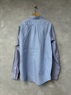 画像3: 2026春夏　MARET(マレ) 　ギンガムHOMEMADEシャツ　　14；ブルー　サイズ；F (3)