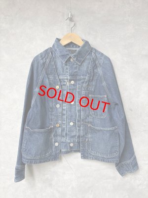 画像1: 2026春夏　MARET(マレ) 　　セルビッチデニムドッキングジャケット　14；ブルー (1)