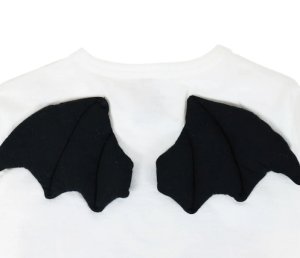 画像4: MY FIRST HYSTERIC　 DEVILKIN 羽付き 長袖ロンパース　　00；ホワイト (4)