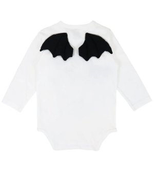 画像2: MY FIRST HYSTERIC　 DEVILKIN 羽付き 長袖ロンパース　　00；ホワイト (2)