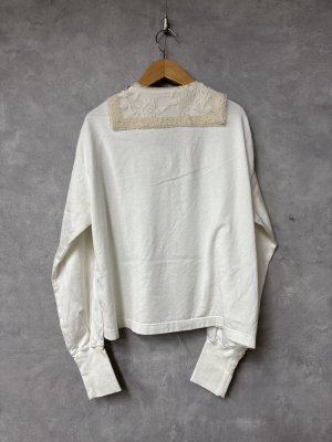 画像3: 2026春夏　MARET(マレ) 　プレーティングガーリースポーツT　　1；白　サイズ；F (3)