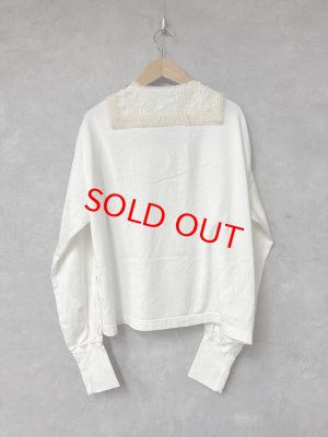 画像3: 2026春夏　MARET(マレ) 　プレーティングガーリースポーツT　　1；白　サイズ；F (3)